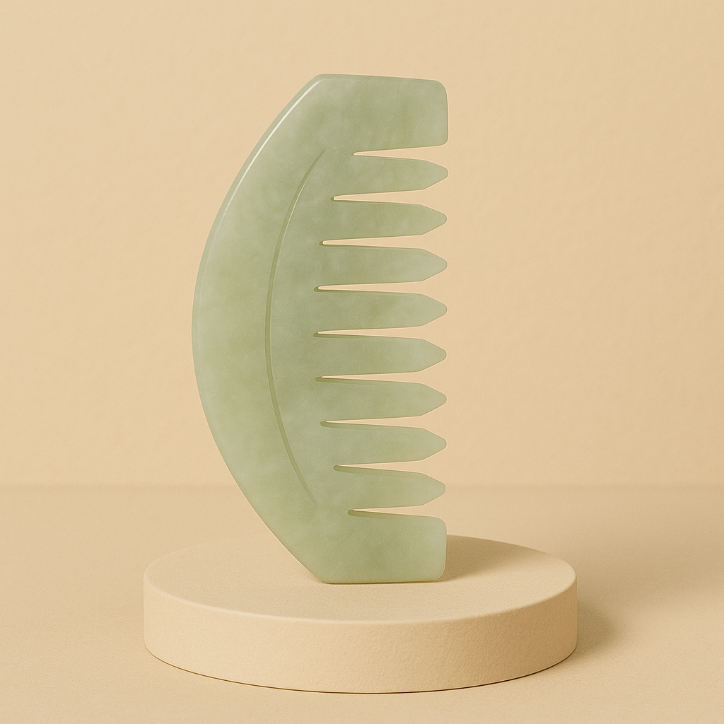 Gua Sha Jade Comb